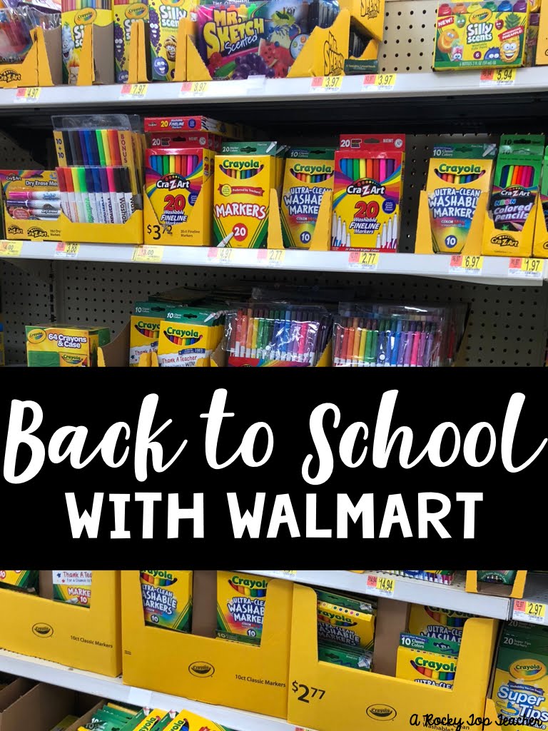 Back to School with Walmart A Rocky Top Teacher